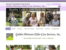 Tablet Screenshot of goldenhorizonseldercare.com